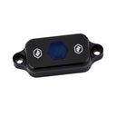 Baja Designs LED Rock Light - Blue with compact black aluminum housing and integrated blue LED for off-road vehicle lighting