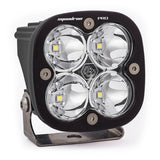 Baja Designs Squadron Pro Spot Pattern Black LED Light Pod - Clear with quad reflectors and heavy-duty adjustable mounting bracket