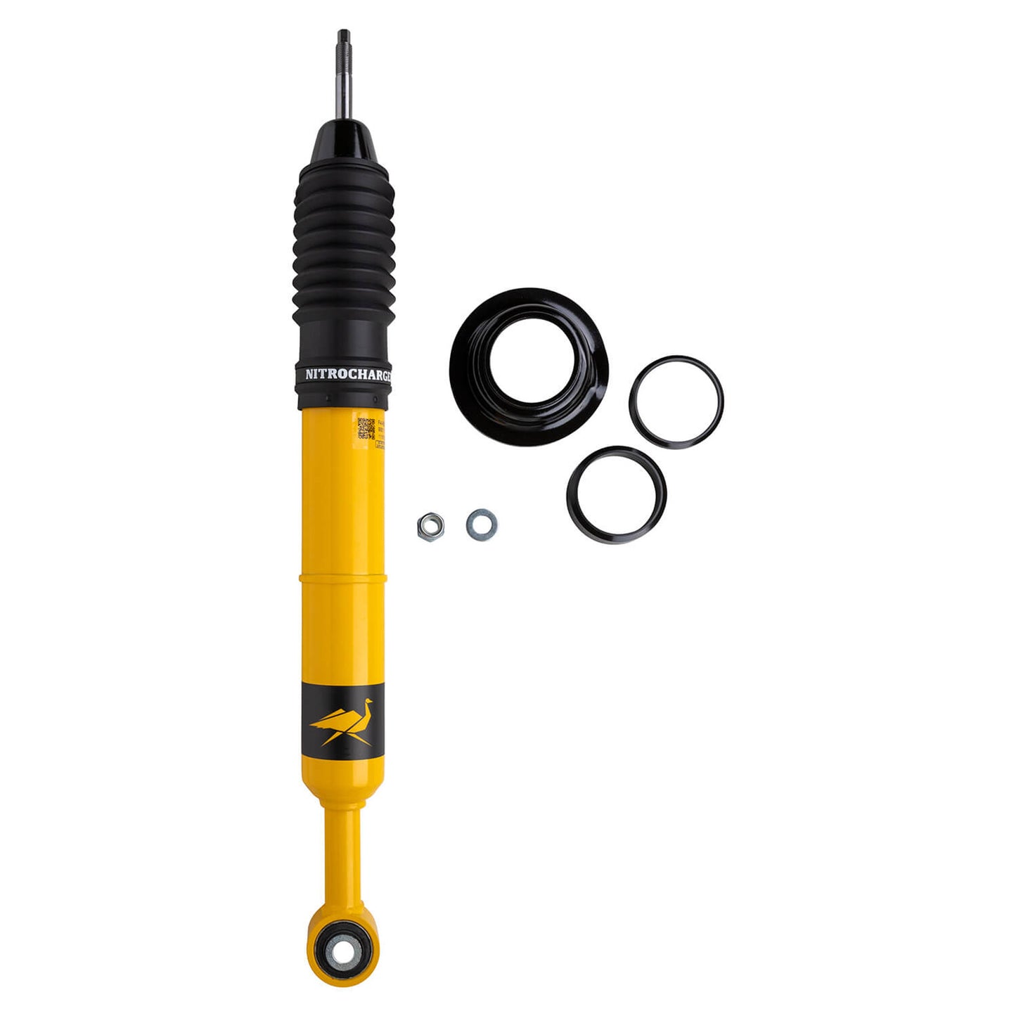 Old Man Emu OME Nitro+ 2 inch Leveling Kit for Tacoma (98-04) with heavy-duty yellow front shock and coil spring components