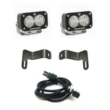 Baja Designs 2019+ Ram 2500/3500 S2 Sports Reverse Kit W/C with dual LED lights, mounting brackets, and wiring harness