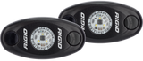 Rigid Industries A-Series Light - Black - Low Strength - Cool White - Set of 2