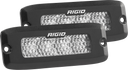 Rigid Industries SRQ - 60 Deg. Lens - White - Flush Mount - Set of 2