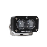 Baja Designs 21-22 Ford Bronco w/Steel Bumper S2 SAE Sportsmen Fog Pkt Light Kit w/Upfitter - Clear dual-lens high-performance LED fog light