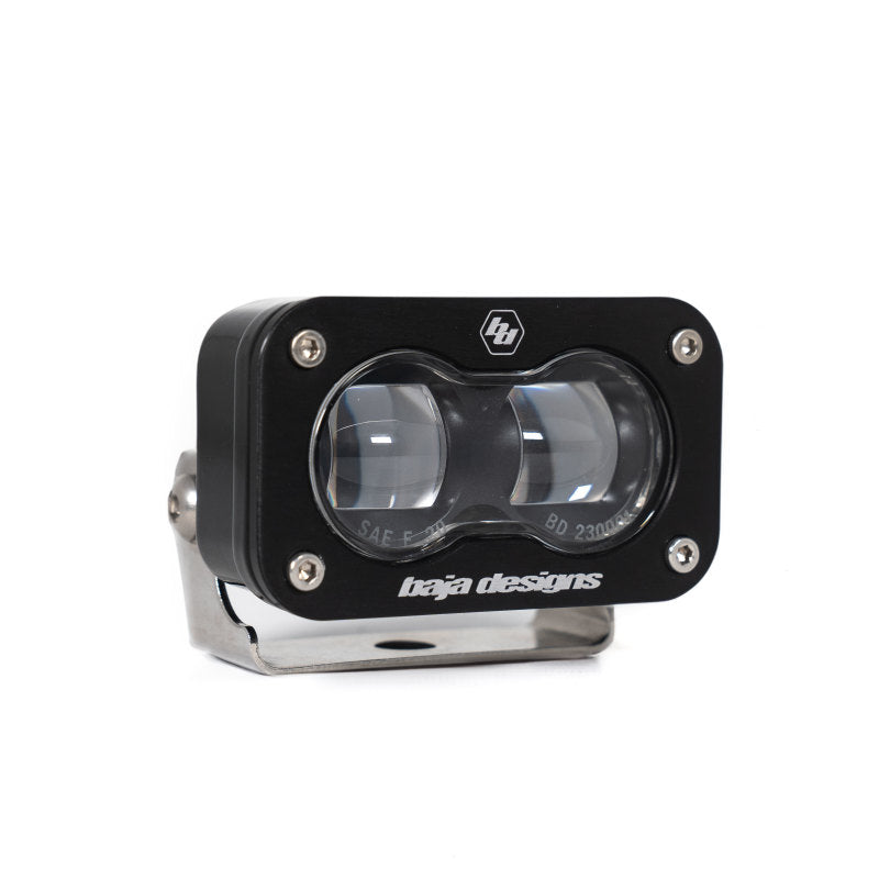 Baja Designs 17-20 Ford F-150 Raptor S2 SAE Sportsmen Fog Pocket Kit - Clear high-performance LED fog light with durable mount