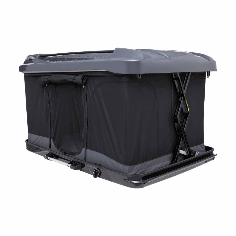 ARB Altitude Hard Shell Electric Rooftop Tent 802500 with dual electronic actuators and SmartFold hinge technology for off-road camping