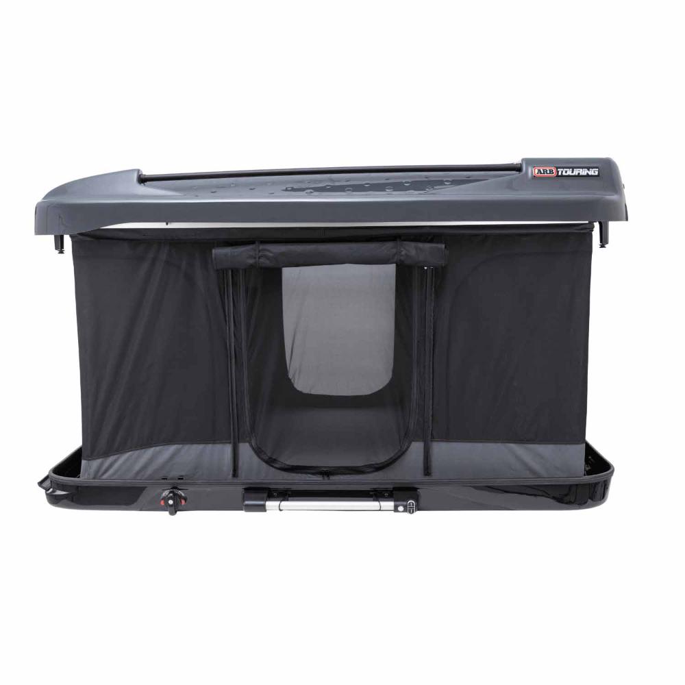 ARB Altitude Hard Shell Electric Rooftop Tent 802500 with automated electronic actuators and SmartFold hinge technology for overland camping
