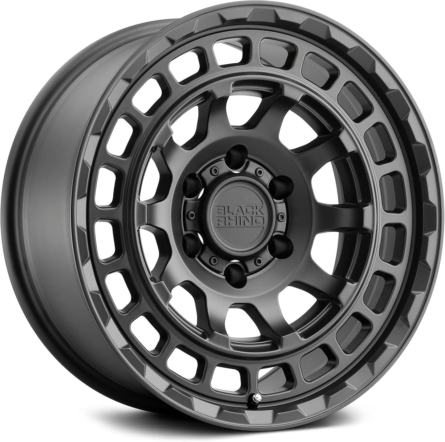 Black Rhino 16X8 6X4.5 M-BLK 0MM Chamber 1680CBR006114M76 heavy-duty black steel off-road wheel for 4x4 vehicles