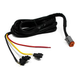 Baja Designs LP4 Series Upfitter Harness - Single Light with heavy-duty wiring and sealed connector for off-road LED lighting integration
