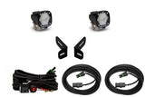 Baja Designs 21+ Ford Bronco Sport Dual S1 WC Dual Reverse Kit - Clear with LED pods, brackets, and wiring harnesses