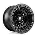 D10117907536 ZEPHYR BL 17X9 5X5.0 71.5 BD -38 (BEADLOCK) Mudify black beadlock off-road wheel for heavy-duty 4x4 use