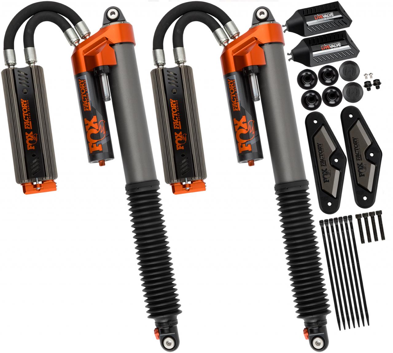 Fox Factory Race Series 3.0 Live Valve Internal Bypass Piggyback (Pair) - Adjustable - 883-09-153 high-performance suspension shocks for off-road 4x4 vehicles