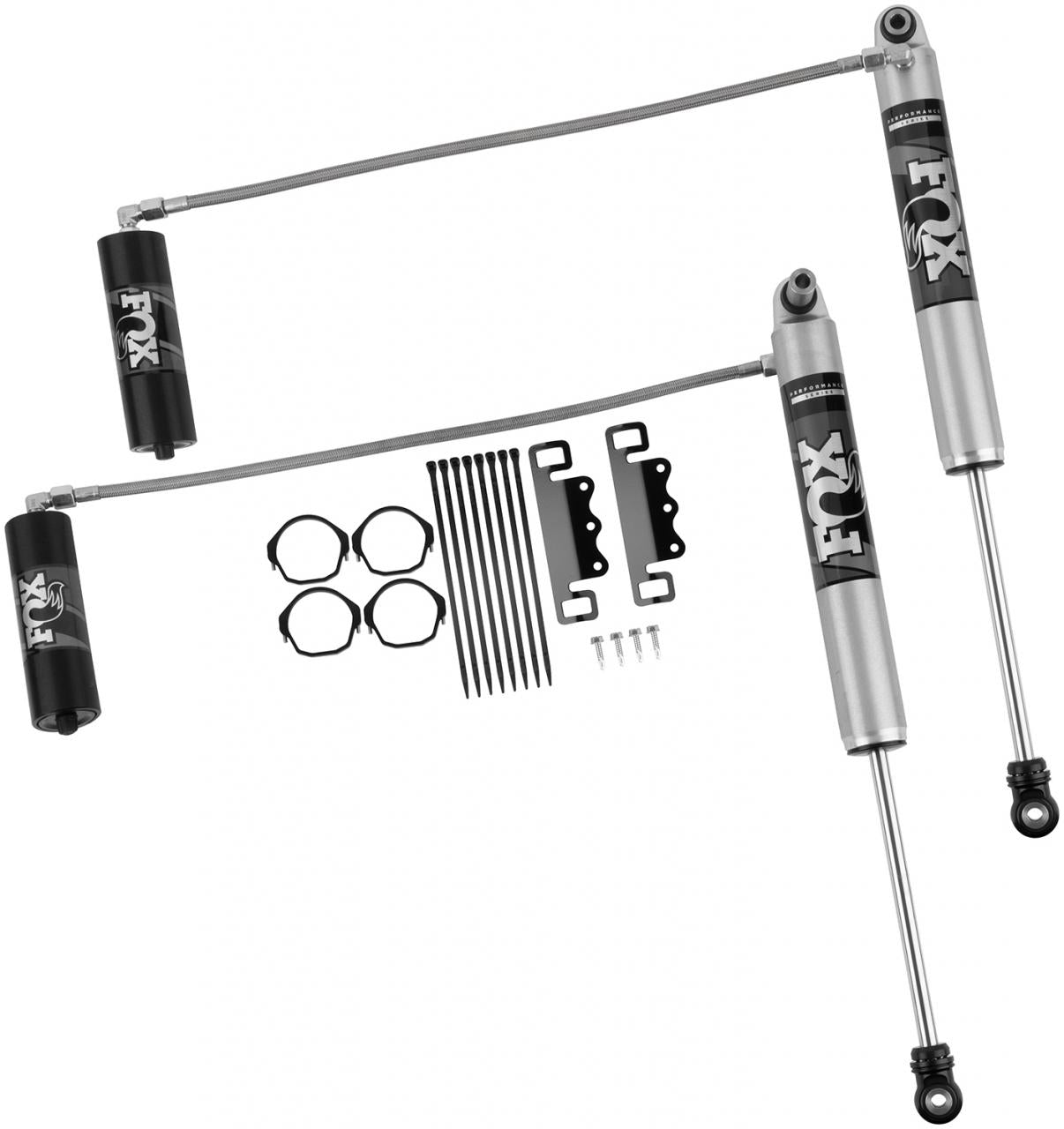 Fox Performance Series 2.0 Smooth Body Reservoir Shock (Pair) - 885-24-183 heavy-duty aluminum suspension for 2005+ Toyota Tacoma