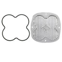 Baja Designs XL Pro/Sport Wide Cornering Lens Kit with clear ribbed polycarbonate lens and flexible black gasket seal for off-road use