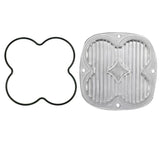 Baja Designs XL Pro/Sport Wide Cornering Lens Kit with clear ribbed polycarbonate lens and flexible black gasket seal for off-road use