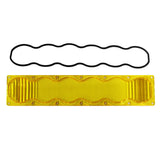 Baja Designs OnX6 Driving/Combo Lens Kit - Amber with heavy-duty polycarbonate lens and black rubber gasket for off-road lighting