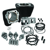 S&S Cycle 00-21 Sportster Models 883cc to 1200cc Hooligan Kit - Wrinkle Black