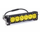 Baja Designs OnX6+ Driving/Combo 10in LED Light Bar - Amber with black aluminum housing and sealed optics for off-road lighting