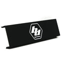 Baja Designs OnX6 10in Rock Guard - Black protective steel cover with logo for off-road LED light bar housing