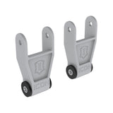 ICON 1" Lowering Shackle Kit 91001 for Ford F-150 (10-25) heavy-duty billet aluminum shackles with polyurethane bushings
