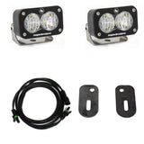 Baja Designs 2019 Ford Ranger S2 Reverse Light Kit with dual reverse LED pods, steel mounting brackets, and wiring harness