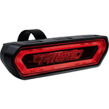 Rigid Industries Chase Tail Light Kit w/ Mounting Bracket - Red compact LED rear light with strobe, brake, reverse, running functions for off-road vehicles