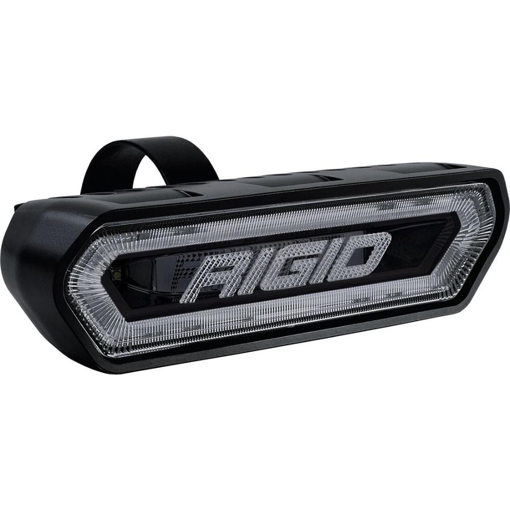 Rigid Industries Chase Tail Light Kit w/ Mounting Bracket - Red compact LED rear light with multi-function modes for off-road vehicles