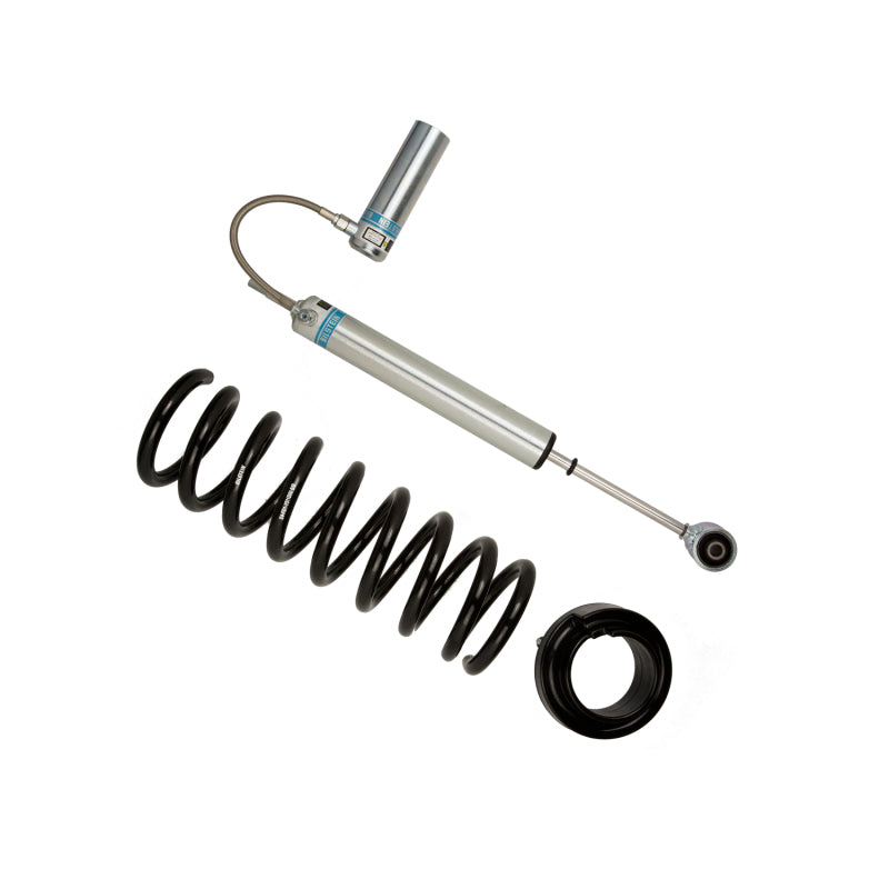 Bilstein B8 5162 Series 14-17 Dodge Ram 2500 Front Suspension Leveling Kit with remote reservoir monotube shock and coil spring