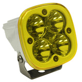 Baja Designs Squadron Sport Spot Pattern White LED Light Pod - Amber with quad high-intensity LEDs and durable white housing