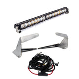 Baja Designs 2019+ Ram 2500/3500 20 Inch S8 Driving Combo Bumper Kit - Clear with LED bar, steel brackets, and wiring harness
