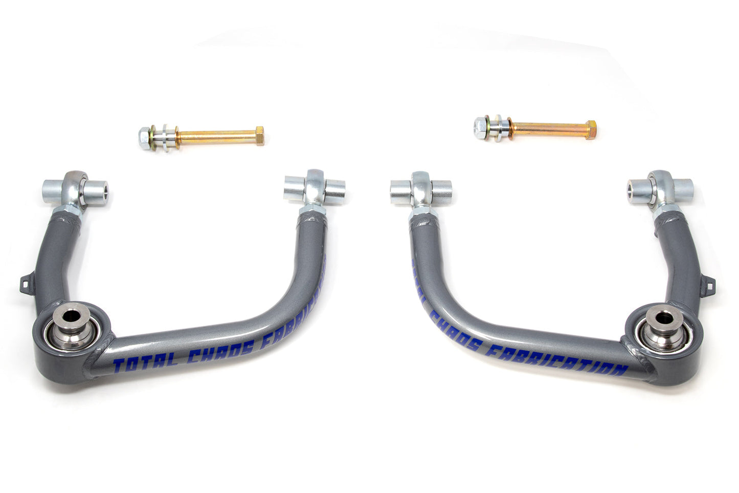 Total Chaos Fabrication Upper Control Arms 96504 for Tacoma (05-23), 4Runner(03-24), Lexus GX with 4130 chromoly and urethane bushings