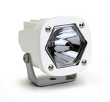 Baja Designs LED Light Pod S1 Spot Laser White with hexagonal reflector and adjustable stainless steel mounting bracket