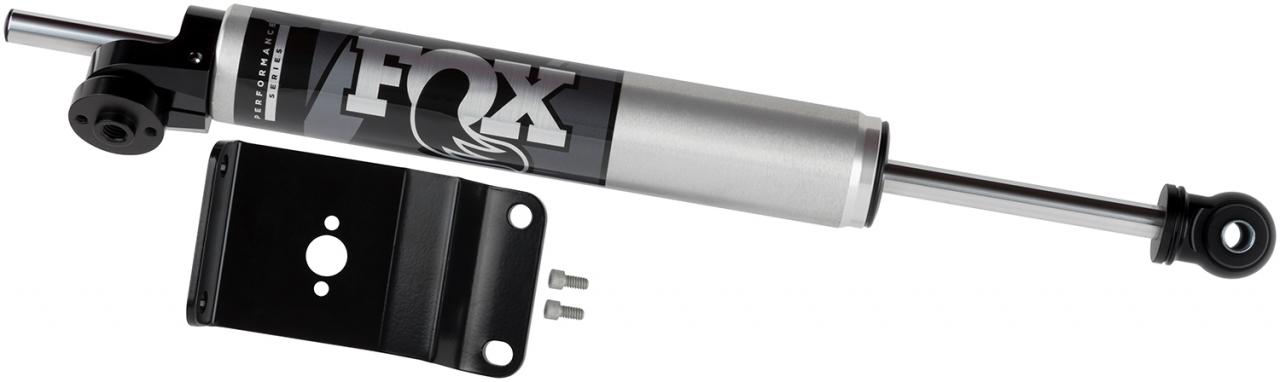 Fox Performance Series 2.0 Ts Stabilizer - 985-02-135 heavy-duty steering stabilizer with mounting bracket by Fox for off-road trucks