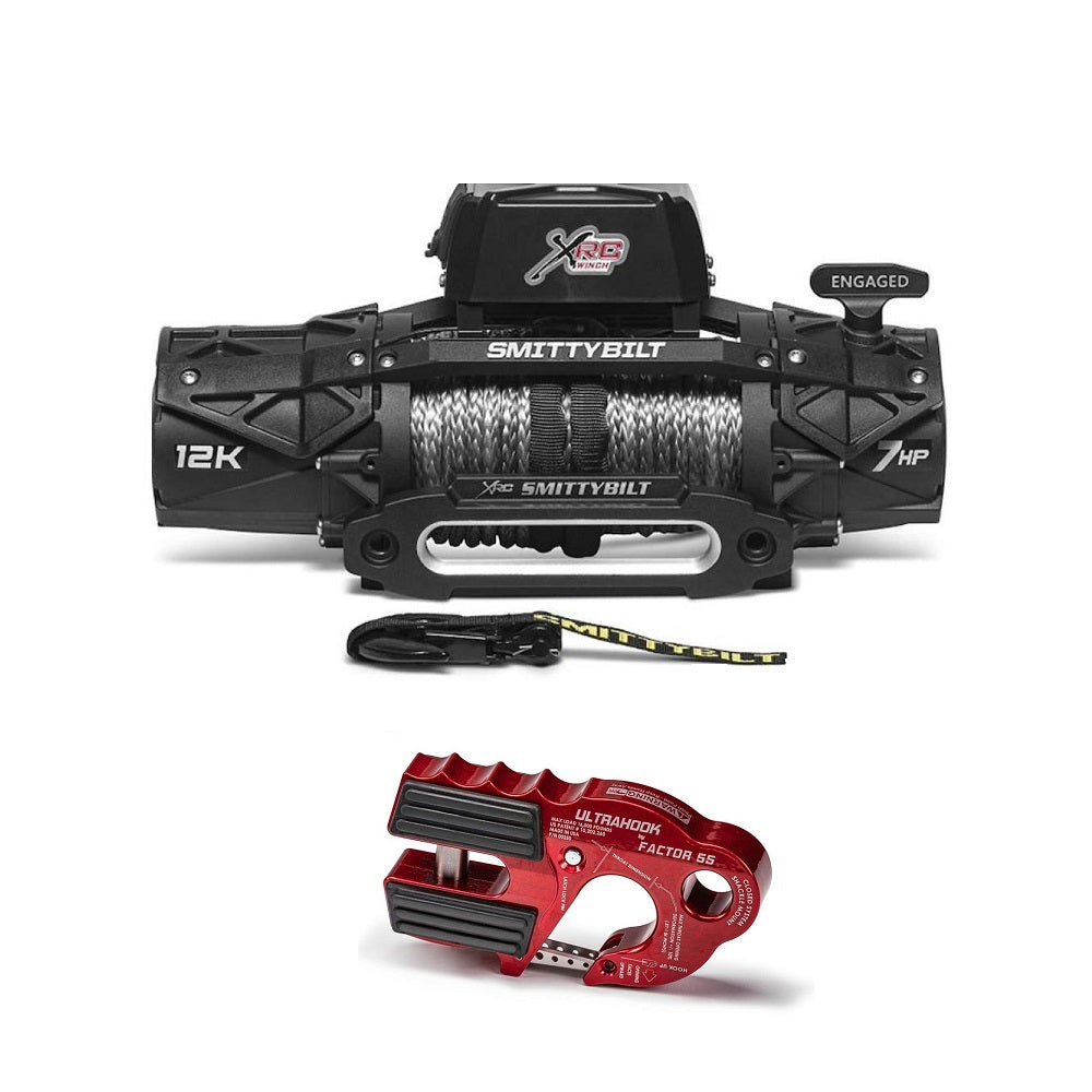 Smittybilt XRC Gen 3 Winch + Factor 55 UltraHook Bundle