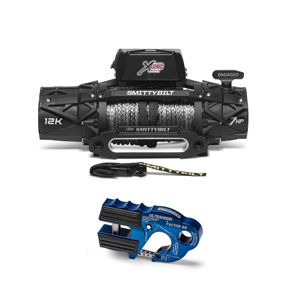 Smittybilt XRC Gen 3 Winch + Factor 55 UltraHook Bundle