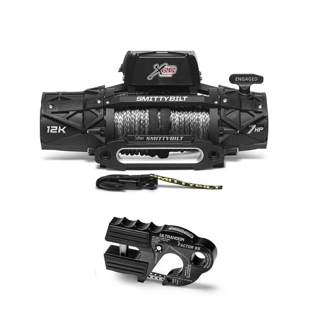 Smittybilt XRC Gen 3 Winch + Factor 55 UltraHook Bundle