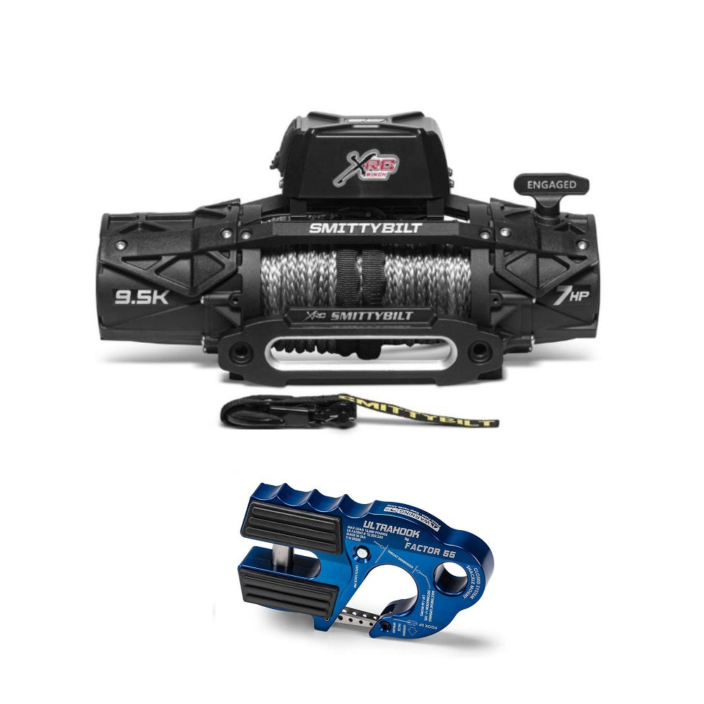 Smittybilt XRC Gen 3 Winch + Factor 55 UltraHook Bundle