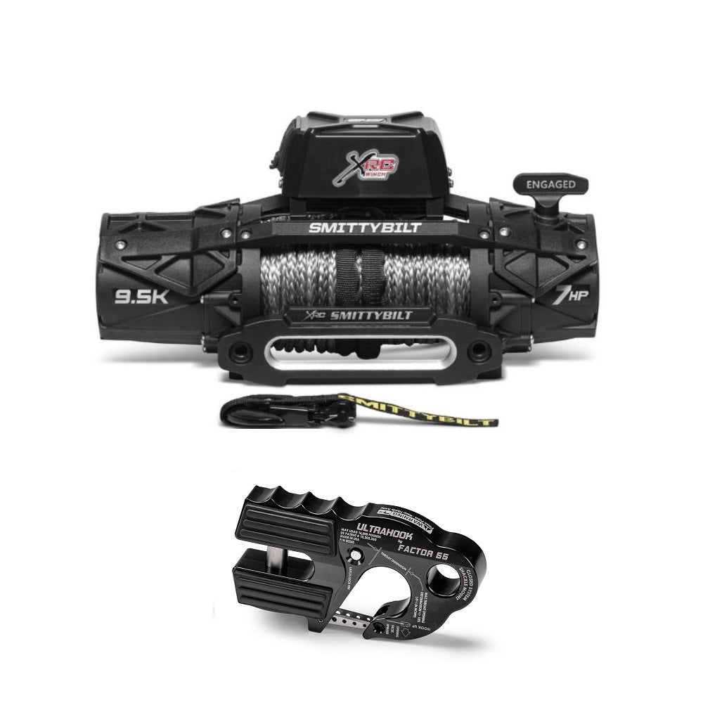 Smittybilt XRC Gen 3 Winch + Factor 55 UltraHook Bundle