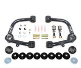 Camburg Uniball Upper Control Arms w/ covers for Toyota Tacoma (Pre/4WD 05-23), 4Runner (03-23), FJ Cruiser (07-14) with billet aluminum caps and hardware kit