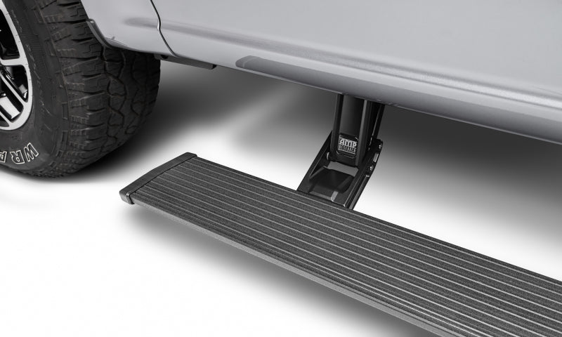 AMP Research 22-23 Chevy/GMC Silverado/Sierra 1500 & 2024 2500/3500HD PowerStep Plug N Play automatic retractable running board system