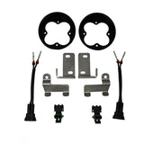 Baja Designs 2014+ Toyota Tundra Fog Light Mounting Kit with steel brackets, wiring harness adapters, and mounting bezels