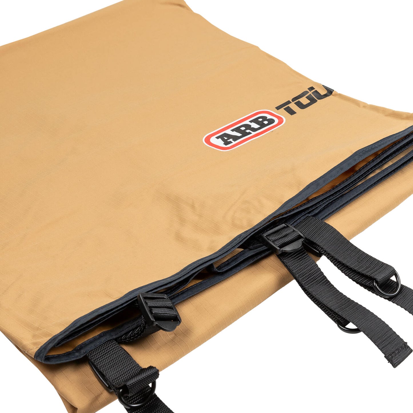 ARB Wind Break Side 2.0/2.5M 813403 heavy-duty tan canvas panel with adjustable tie rods for 2007-2018 Jeep Wrangler JK