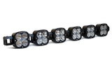 Baja Designs XL Linkable LED Light Bar - 6 XL Clear with high-intensity quad LED pods and modular heavy-duty mounts for off-road use