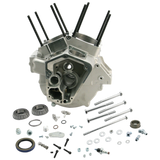 S&S Cycle 92-99 BT 4-1/8in Bore Small Diameter Flywheels Special Application Crankcase - Natural