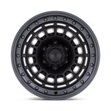 Black Rhino Br014 Sahara - 17X9 0mm - Matte Black W/ Gunmetal Lip off-road wheel for lifted 4x4 trucks and SUVs
