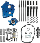 S&S Cycle 2017+ Water Cooled M8 Models Chain Drive 465C Cam Chest Kit w/ Black Pushrod Tubes