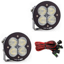 Baja Designs XL R 80 Series Wide Cornering Pattern LED Light Pods with wiring harness for high-performance off-road 4x4 lighting