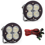 Baja Designs XL R 80 Series Wide Cornering Pattern LED Light Pods with wiring harness for high-performance off-road 4x4 lighting