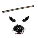 Baja Designs 2021+ Ford Bronco Roof Light Bar Kit 50 S8 with heavy-duty steel brackets and wiring harness components