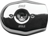 S&S Cycle Stealth Applications Tribute Air Cleaner Cover - Chrome