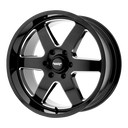 American Racing Ar926 Patrol - 20X9 12mm - Gloss Black Milled wheel with five-spoke design for off-road trucks and SUVs
